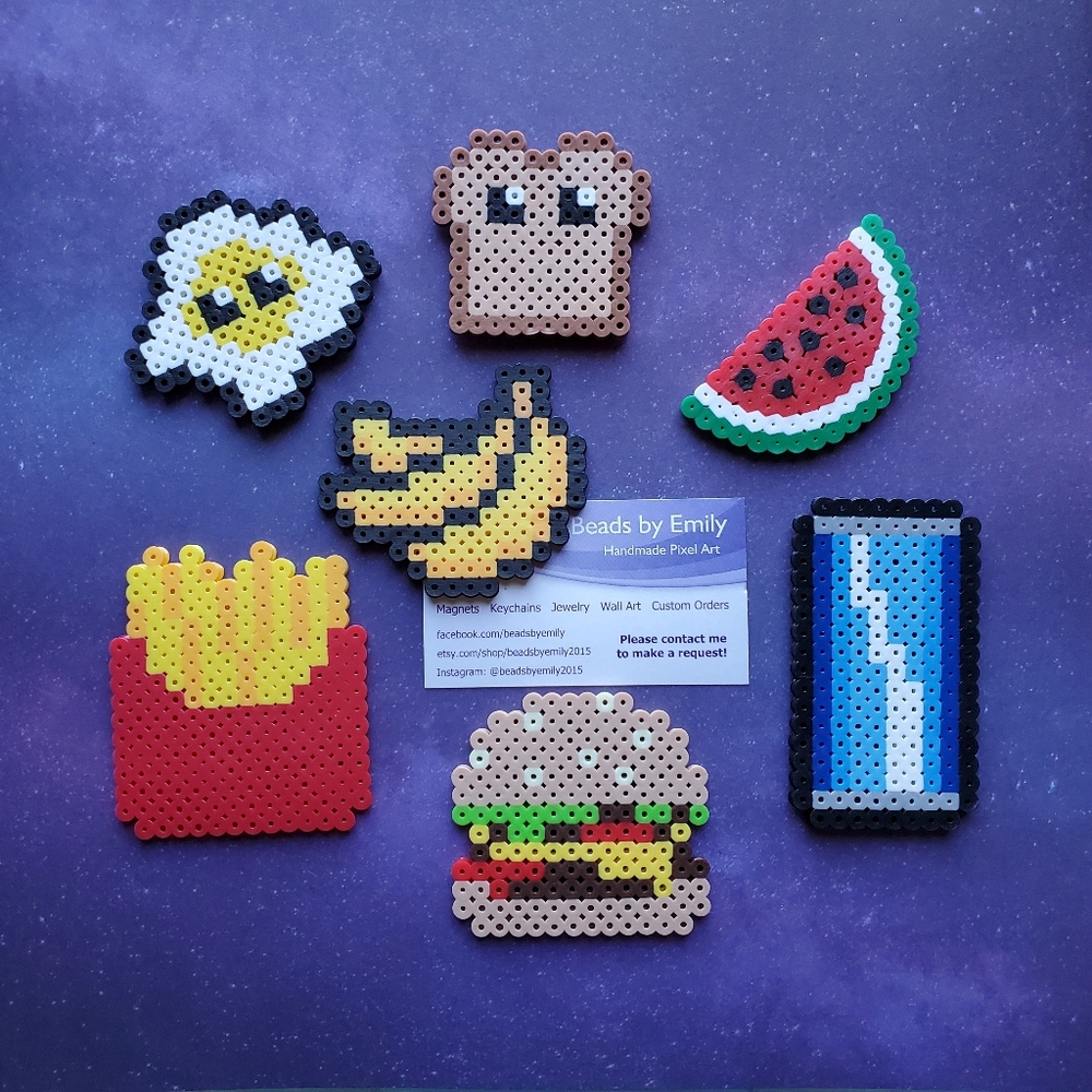 Cute Magnet Set - Locker Magnets - Fridge Dorm Room - Home Decor - Fruit